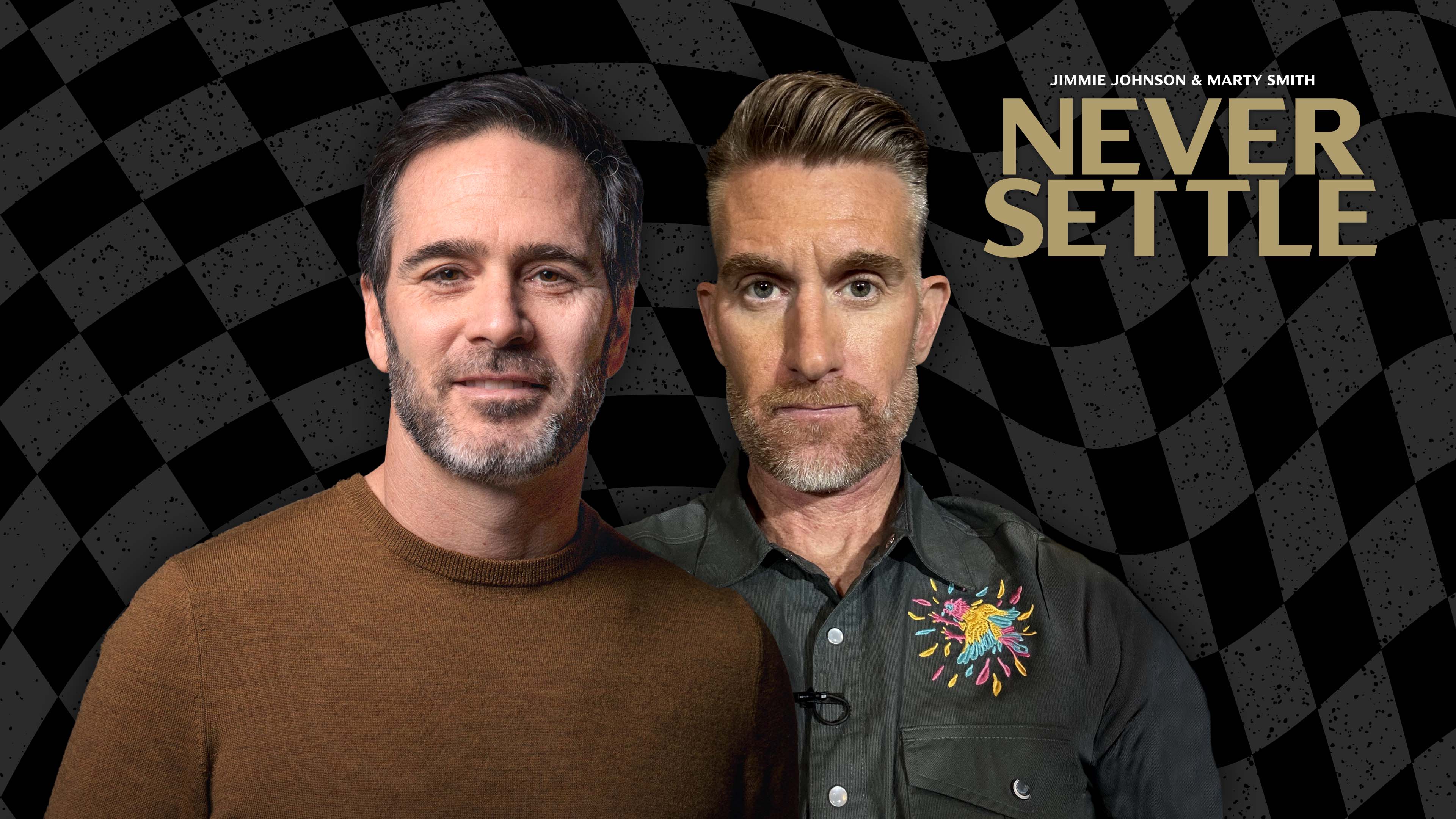 Jimmie Johnson & Marty Smith Team Up for 'Never Settle' NASCAR Podcast