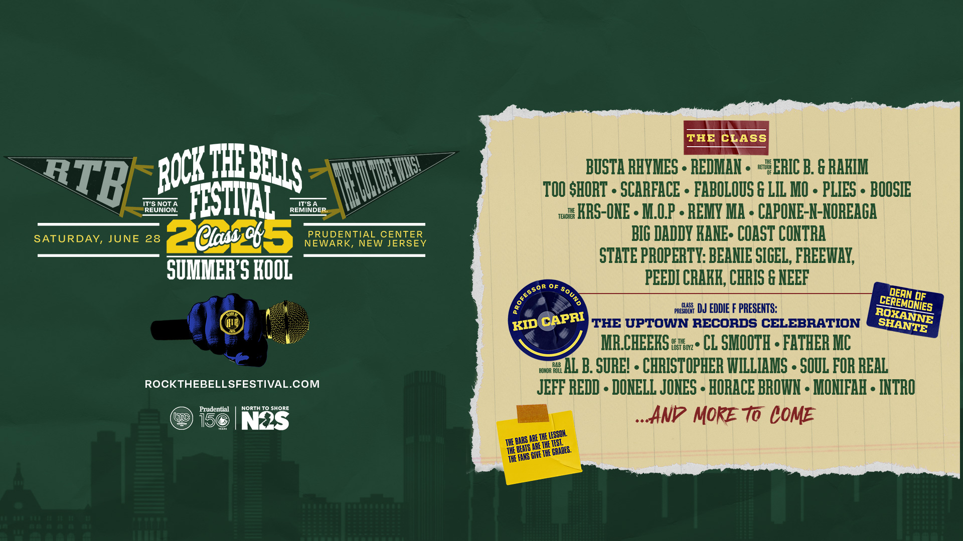 2025 Rock The Bells Festival Lineup Revealed